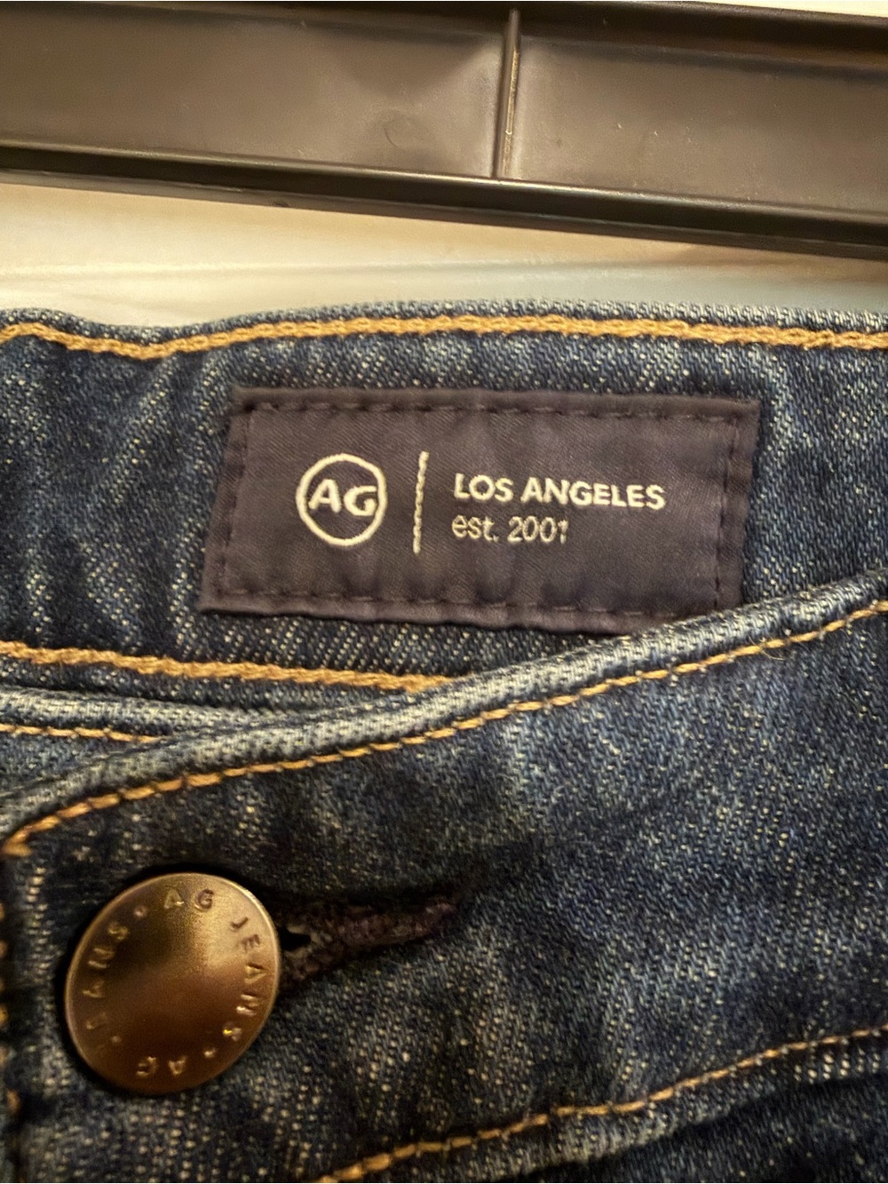 Ag Adriano Goldschmied Dark Blue Bootcut Jeans